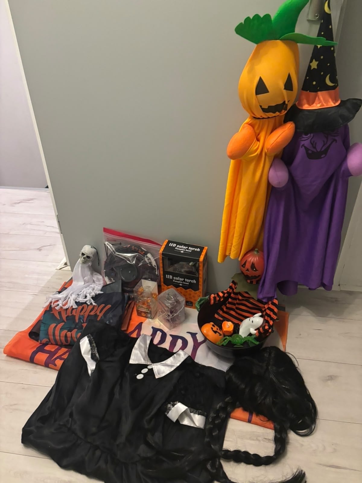 Groot Halloween Feestpakket: Kostuums, Decoratie & Meer!, Ophalen, Gebruikt, Feestartikel, Halloween of Griezel