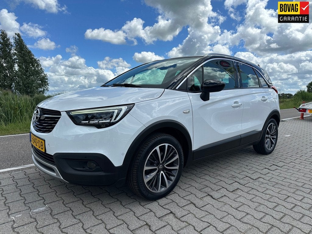 Opel Crossland X 1.2 Turbo Innovation, Trekhaak, Carplay, Ca, Auto's, Gebruikt, 1199 cc, Met garantie (alle), Wit