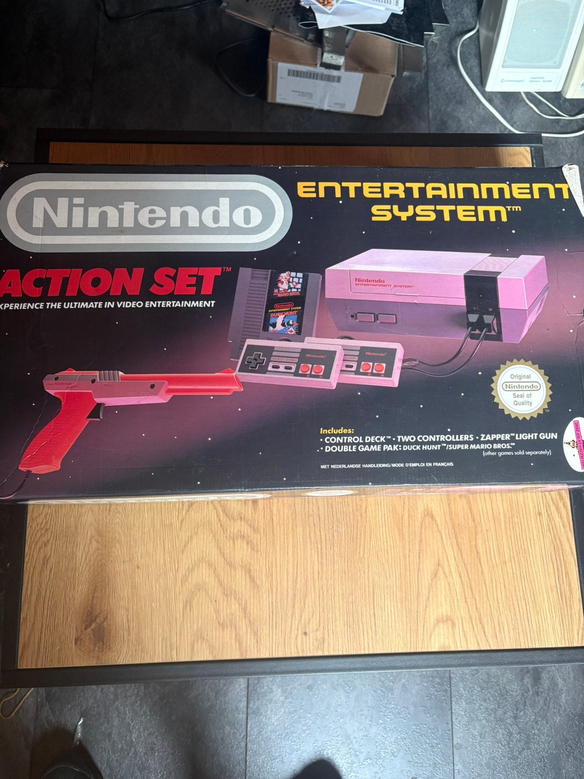 Nintendo NES Action Set - Compleet, Nintendo, ., Met 2 controllers, Ophalen of Verzenden