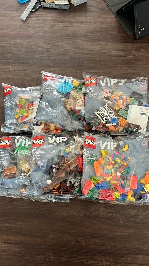 6x Lego Vip ‘Add on Pack’, Ophalen, Nieuw, Ongeopend/sealed, Lego