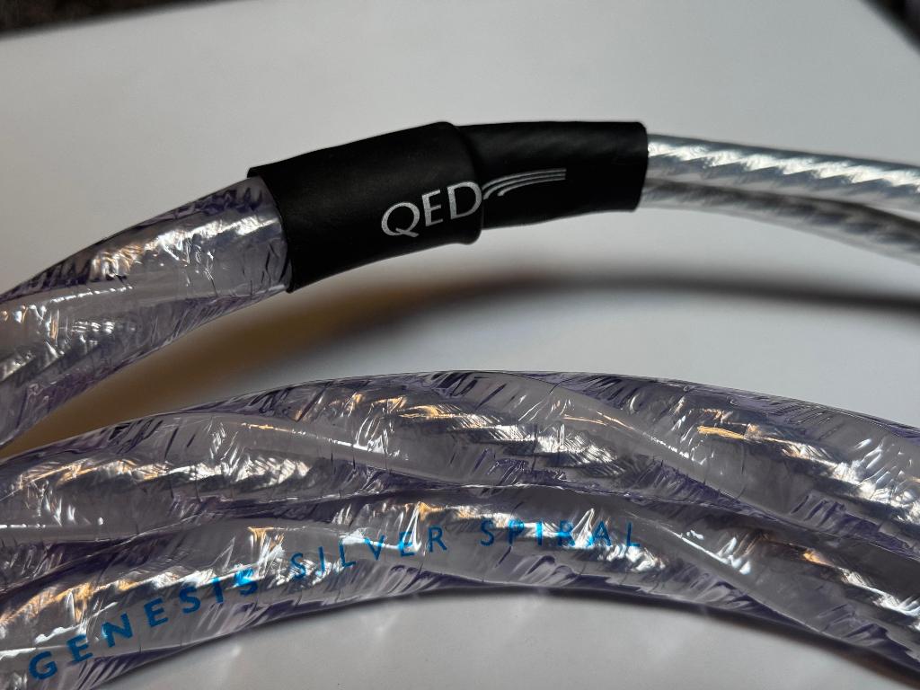 QED Genesis Silver Spiral 2x3 meter / Ocassion set, Ophalen of Verzenden, Gebruikt, 2 tot 5 meter, Luidsprekerkabel