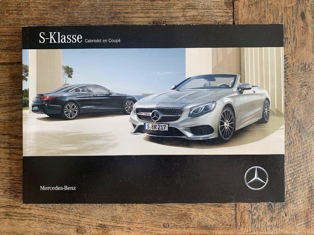 Brochure Mercedes-Benz S-klasse coupe C217 cabrio A217 2016, Nieuw, Mercedes-Benz, Mercedes, Ophalen of Verzenden