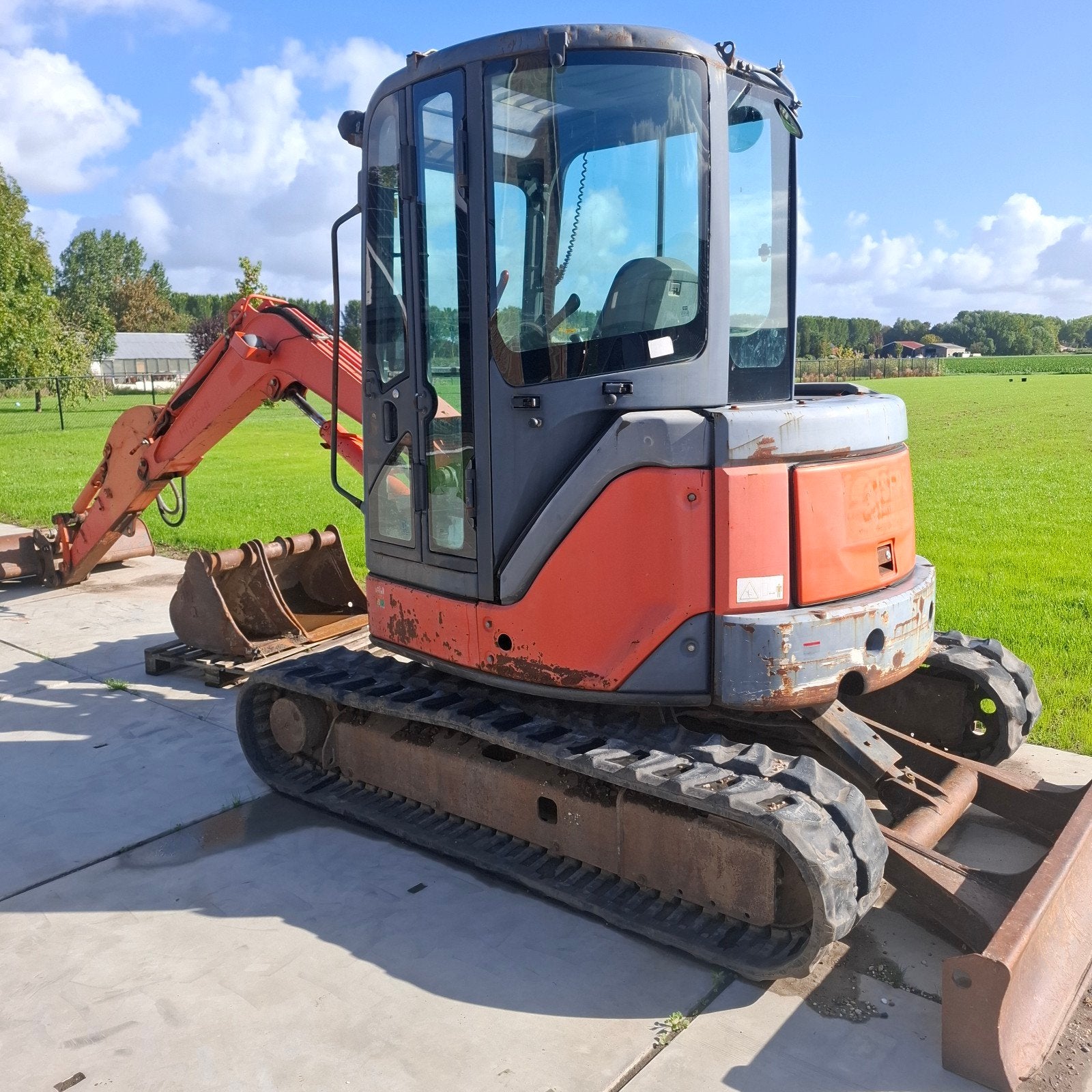 GRAAFMACHINE HITACHI ZAXIS ZX 50 U-2 BINNENDRAAIER ZX50 U.2, Ophalen of Verzenden