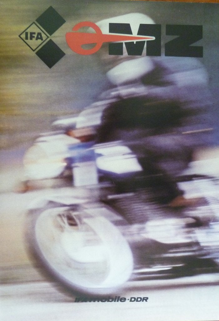 Folder IFA MZ TS 250/1 TS 125/150 1980 DDR, Motoren, Ophalen of Verzenden, Overige merken