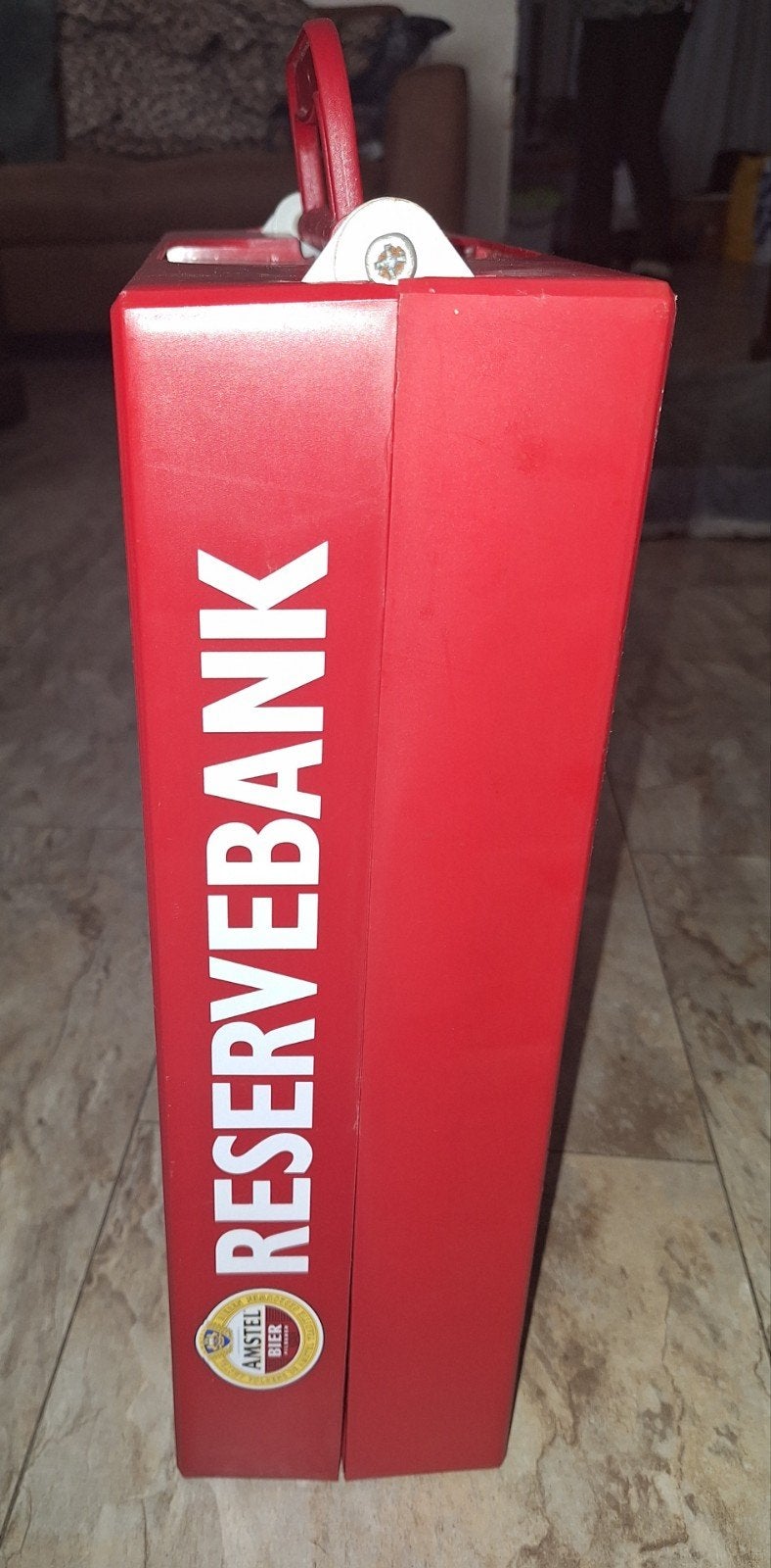 Opvouwbare Amstel Bier Reservebank - Ideaal voor evenementen, Ophalen, Gebruikt, 100 tot 150 cm, Tot twee personen