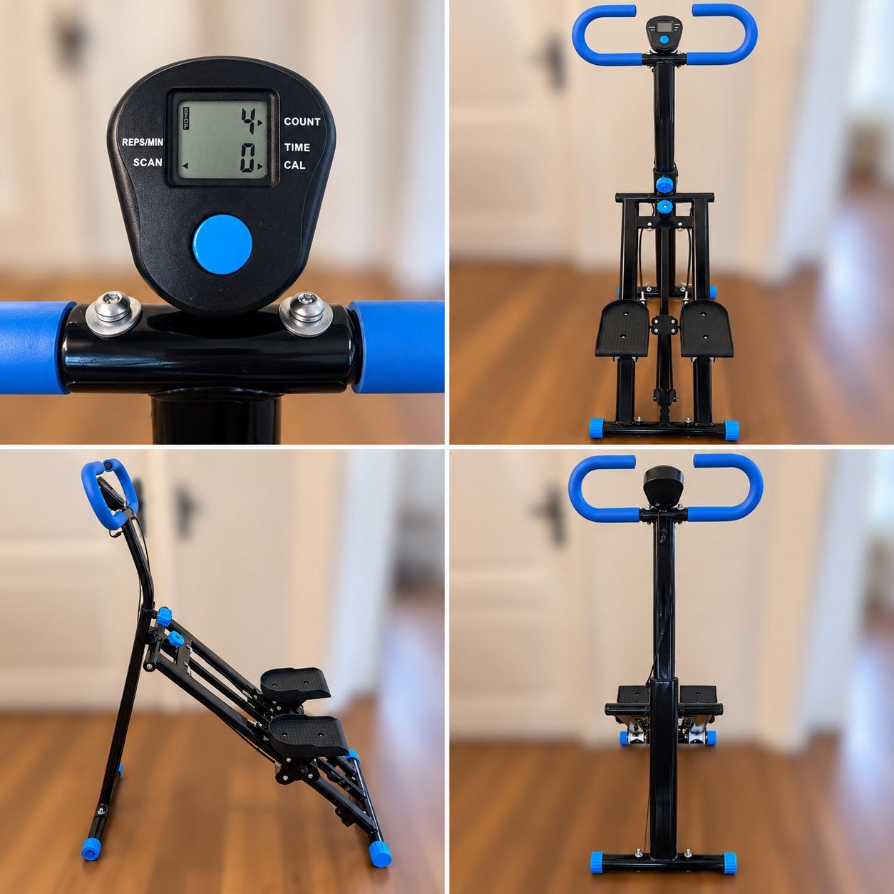 Compacte Stepper met Monitor - Ideaal voor Thuisworkout, Ophalen, Stepapparaat, Zo goed als nieuw, Metaal