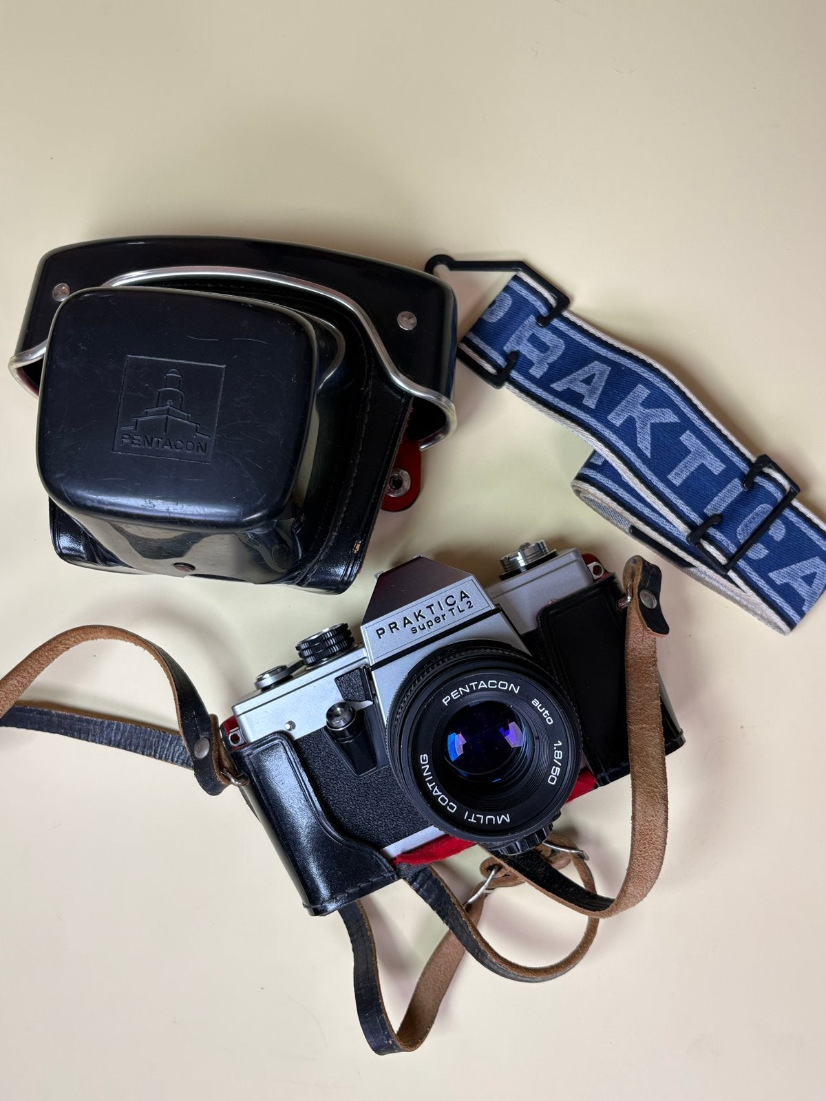 Praktica TL2 kleinbeeld camera met Pentacon lens, Ophalen of Verzenden, Gebruikt, Spiegelreflex, Overige Merken