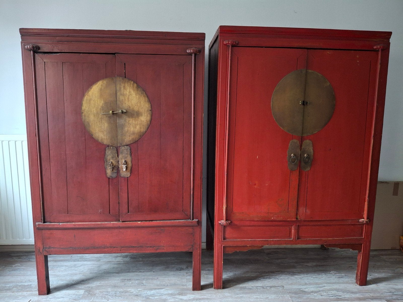 2 maal chinese bruidskast, Ophalen