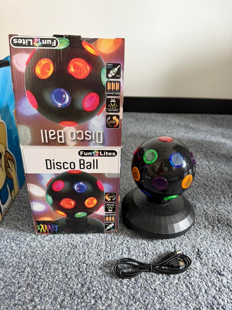 Discobal lamp FunLites, Ophalen of Verzenden, Zo goed als nieuw, Discobol, Kleur