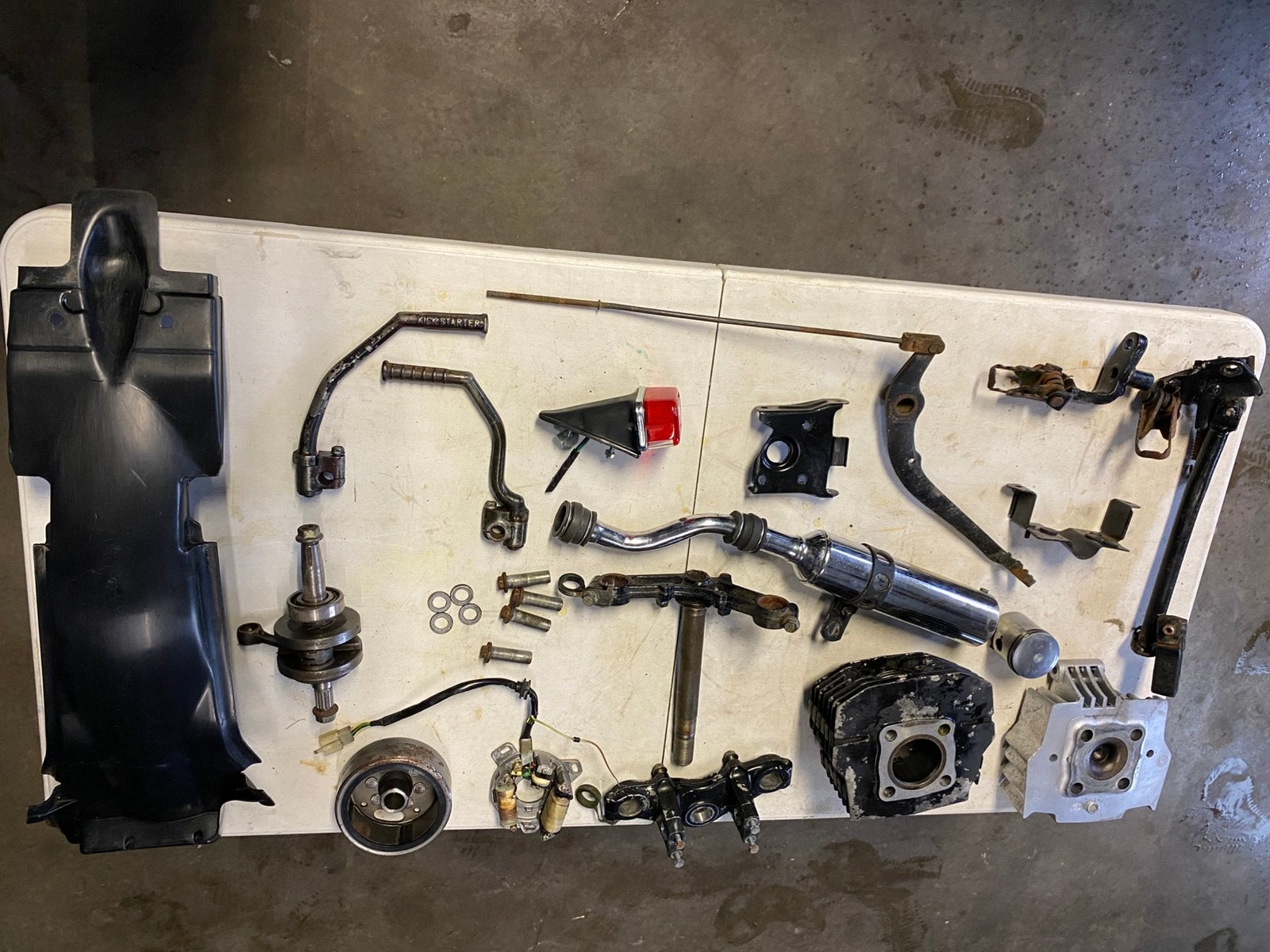 Diverse nette onderdelen honda mb mt mtx., Ophalen of Verzenden, Gebruikt, Overige typen
