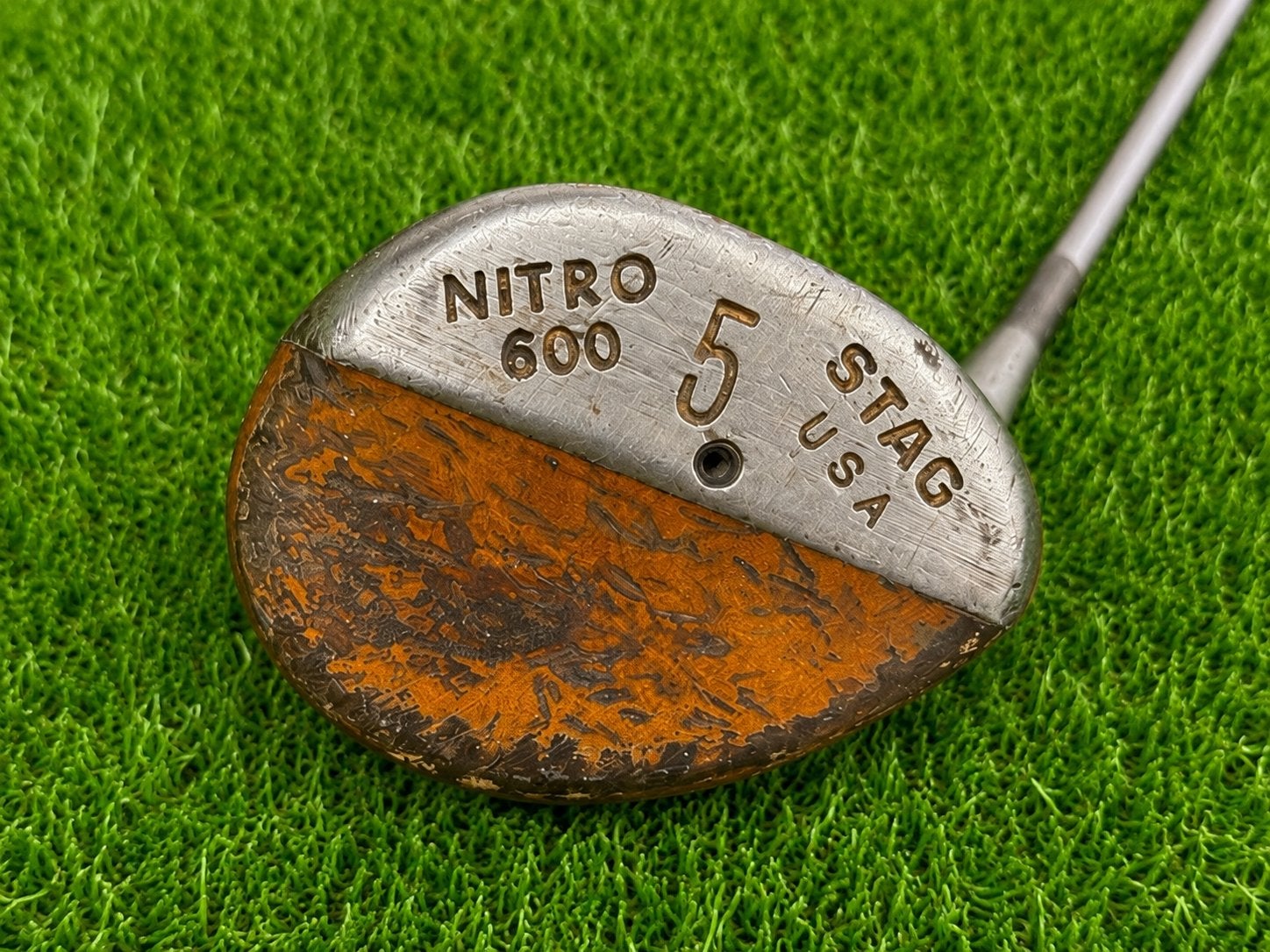 Mooie Vintage STAG USA Nitro 600 Wood 5 Persimmon Hout Club, Sport en Fitness, Golf, Ophalen of Verzenden, Zo goed als nieuw, Club