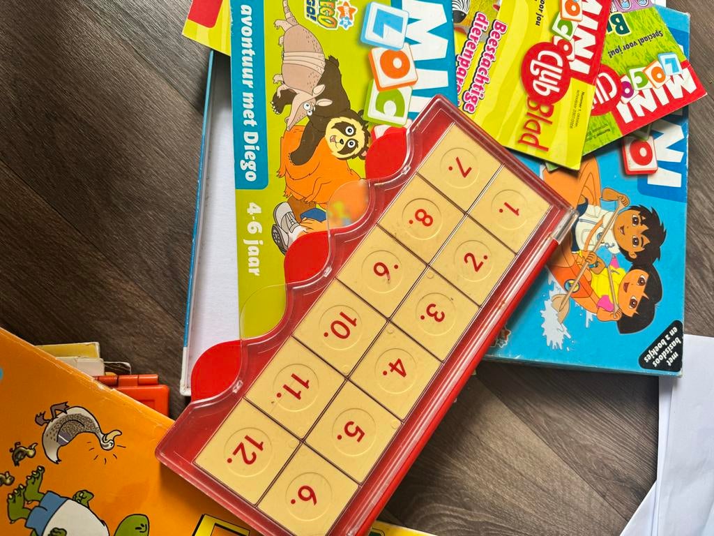 Mini Loco boekjes 4-6 jaar - Educatief en leuk!, Ophalen, Gebruikt, Puzzelen