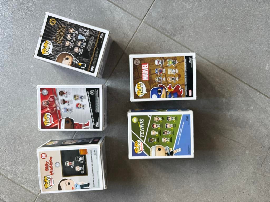 Funko Pop! 5 poppen, Ophalen of Verzenden, Nieuw