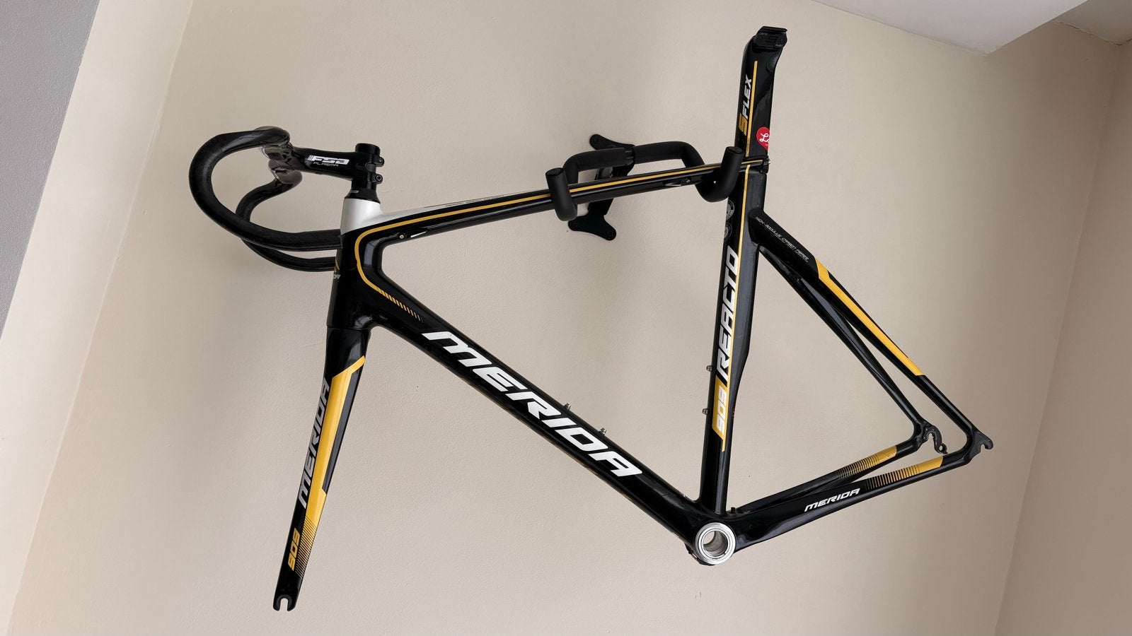 Merida Reacto 909 Carbon Frame + FSA Aero Stuur, Fietsen en Brommers, Fietsonderdelen, Ophalen, Frame, Gebruikt, Racefiets