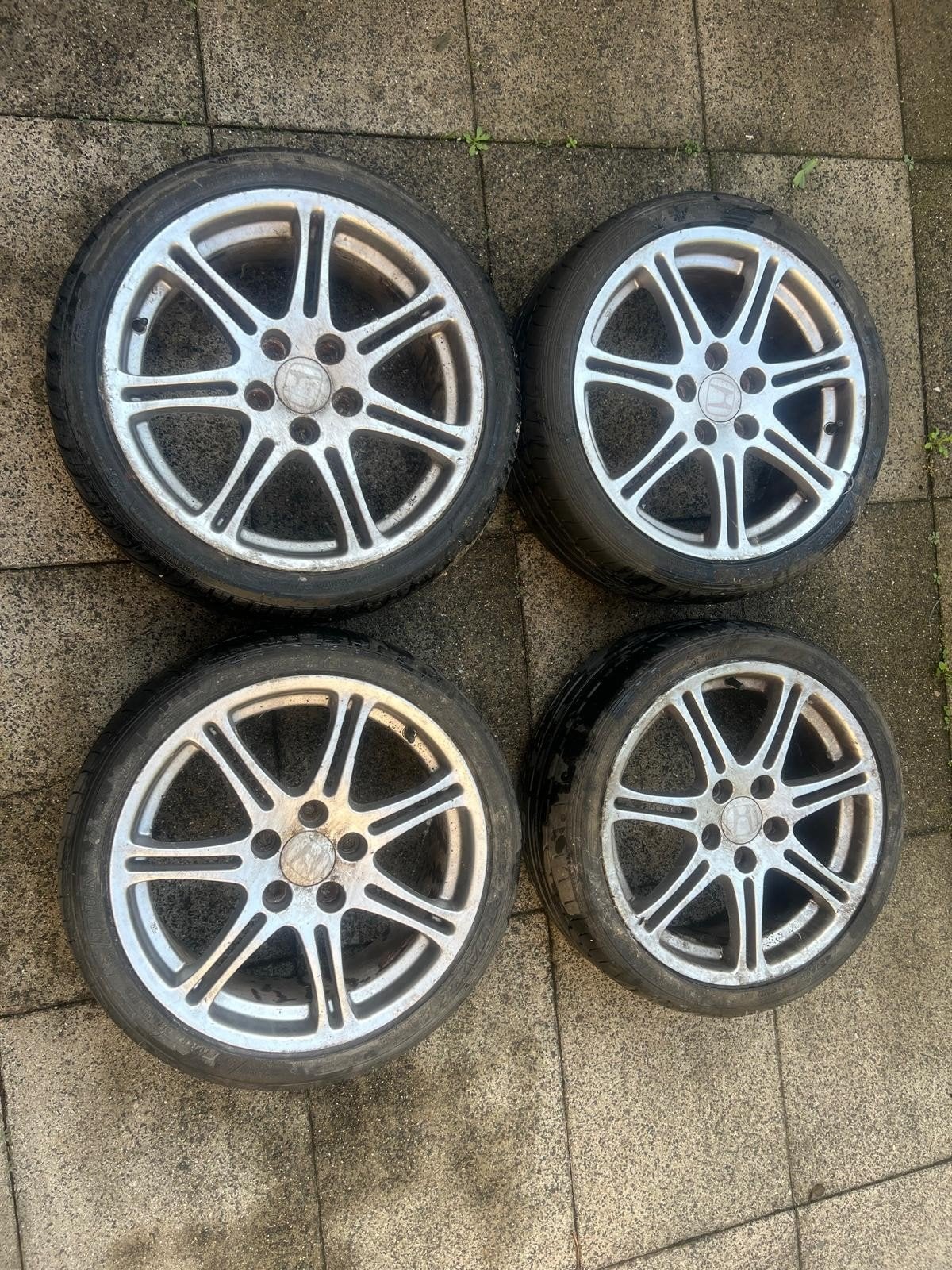 OEM Honda EP3 Type-R Velgen 5x114,3 opknap setje, Auto-onderdelen, Ophalen, Gebruikt, Banden en Velgen, 17 inch