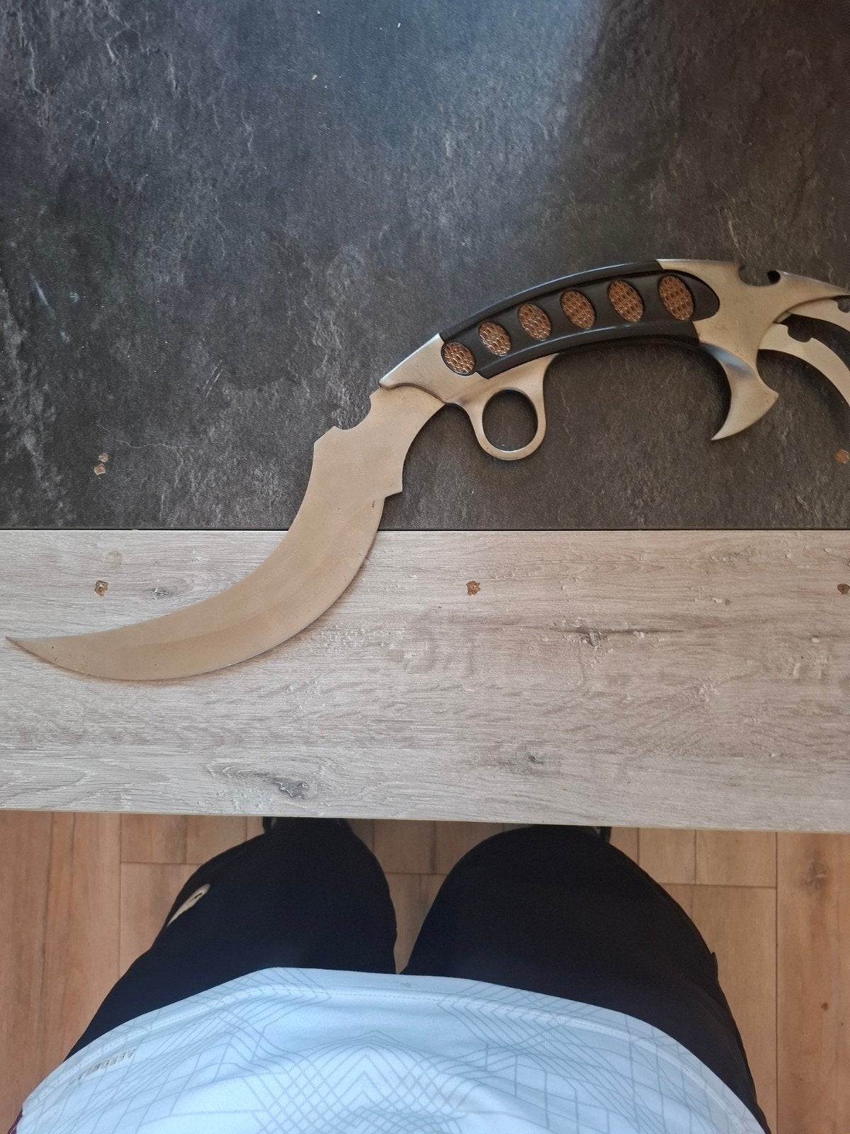 Decoratieve Karambit Mes - Uniek Design, Ophalen of Verzenden, Zo goed als nieuw