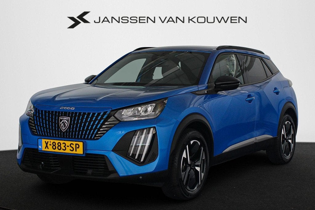 Peugeot e-2008 EV Allure 54 kWh, Gebruikt, 156 pk, Blauw, Origineel Nederlands