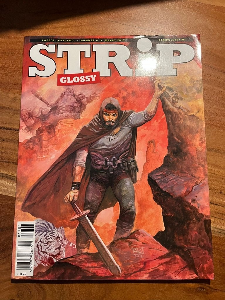 Stripglossy 4 tweede jrg nr 4 maart 2017, Boeken, Eén stripboek, Ophalen of Verzenden, Zo goed als nieuw