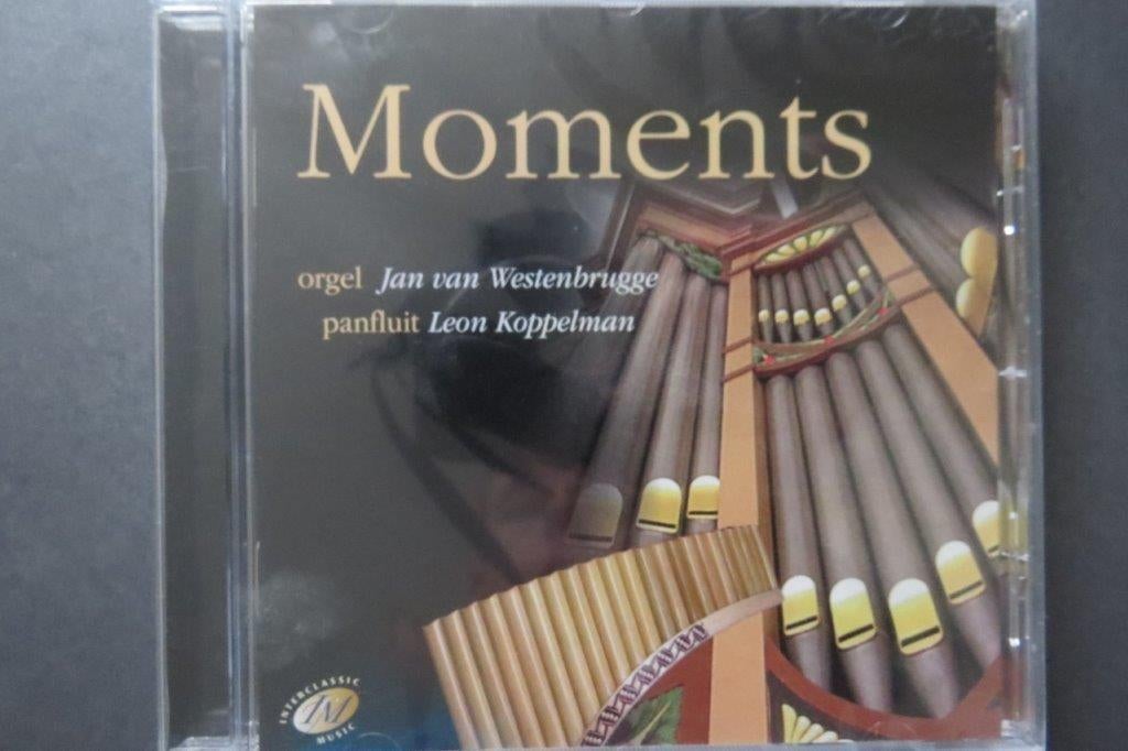 Cd orgel en panfluit: Moments, Jan van Westenbrugge en Leon, Ophalen of Verzenden, Nieuw in verpakking, Gospel