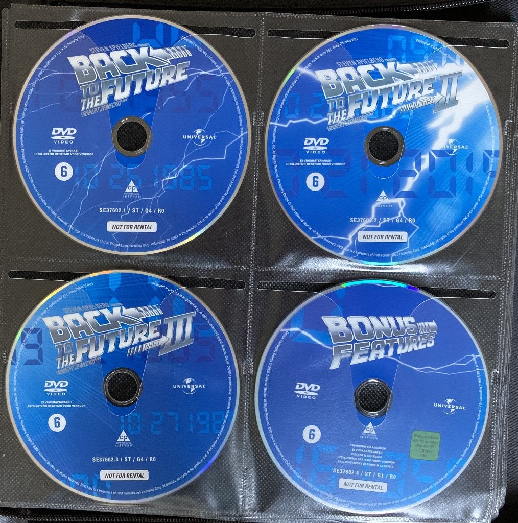 DVD film Back to the future I, II, III & bonus DVD (4 DVD's), Nederlands, Ophalen of Verzenden, Zo goed als nieuw, Vanaf 6 jaar