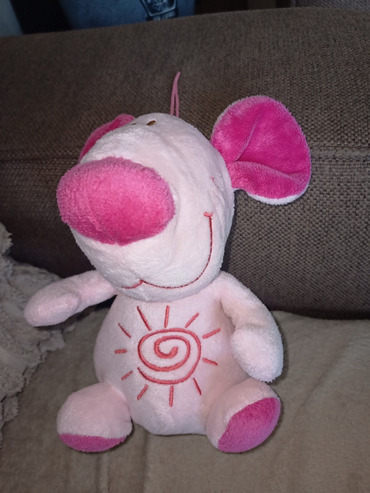 Nicky toy roze muis., Kinderen en Baby's, Speelgoed | Knuffels en Pluche, Muis, Overige merken, Ophalen of Verzenden, Zo goed als nieuw