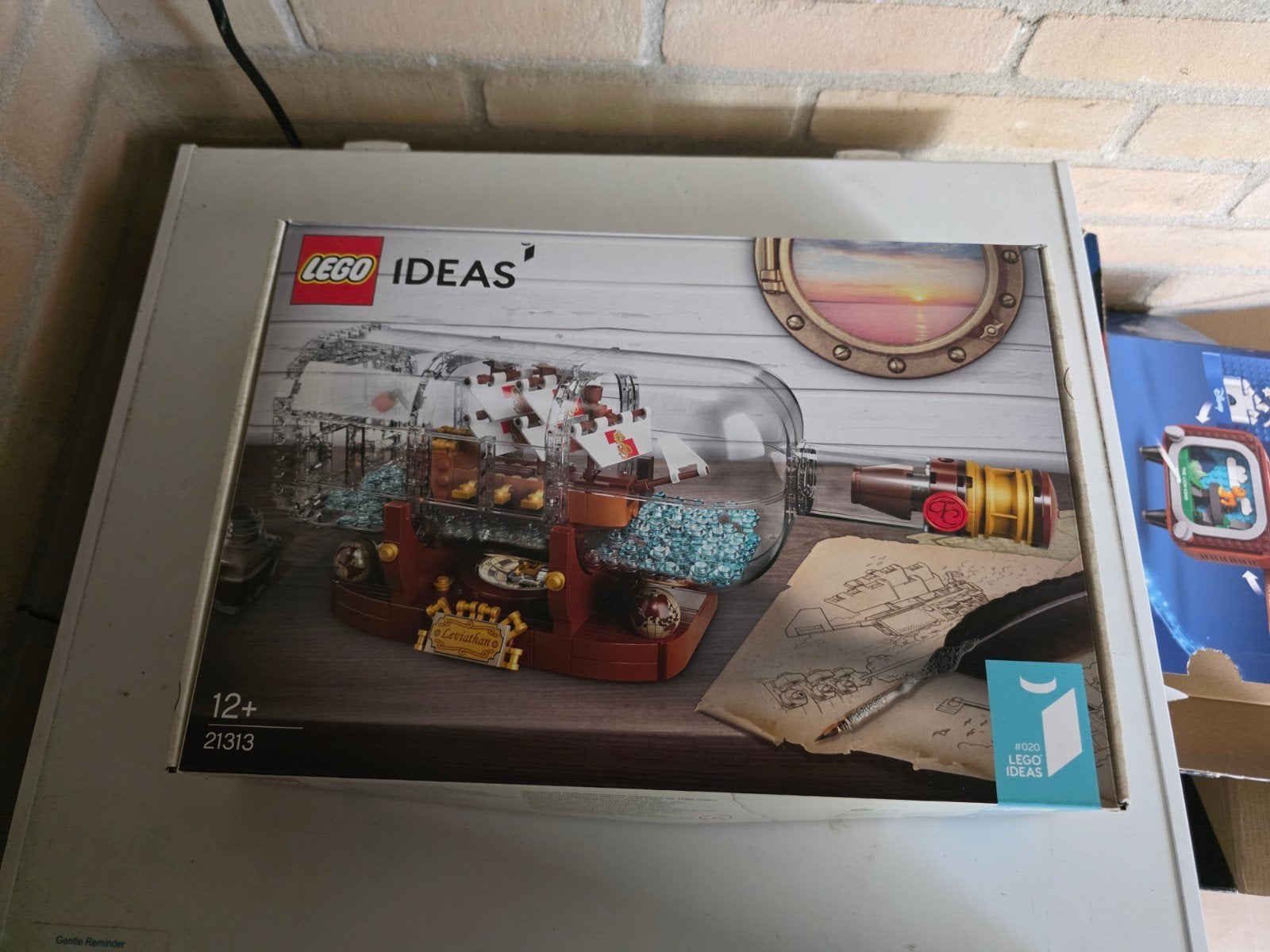 lego ideas ship in a bottle, Kinderen en Baby's, Ophalen of Verzenden, Zo goed als nieuw, Lego