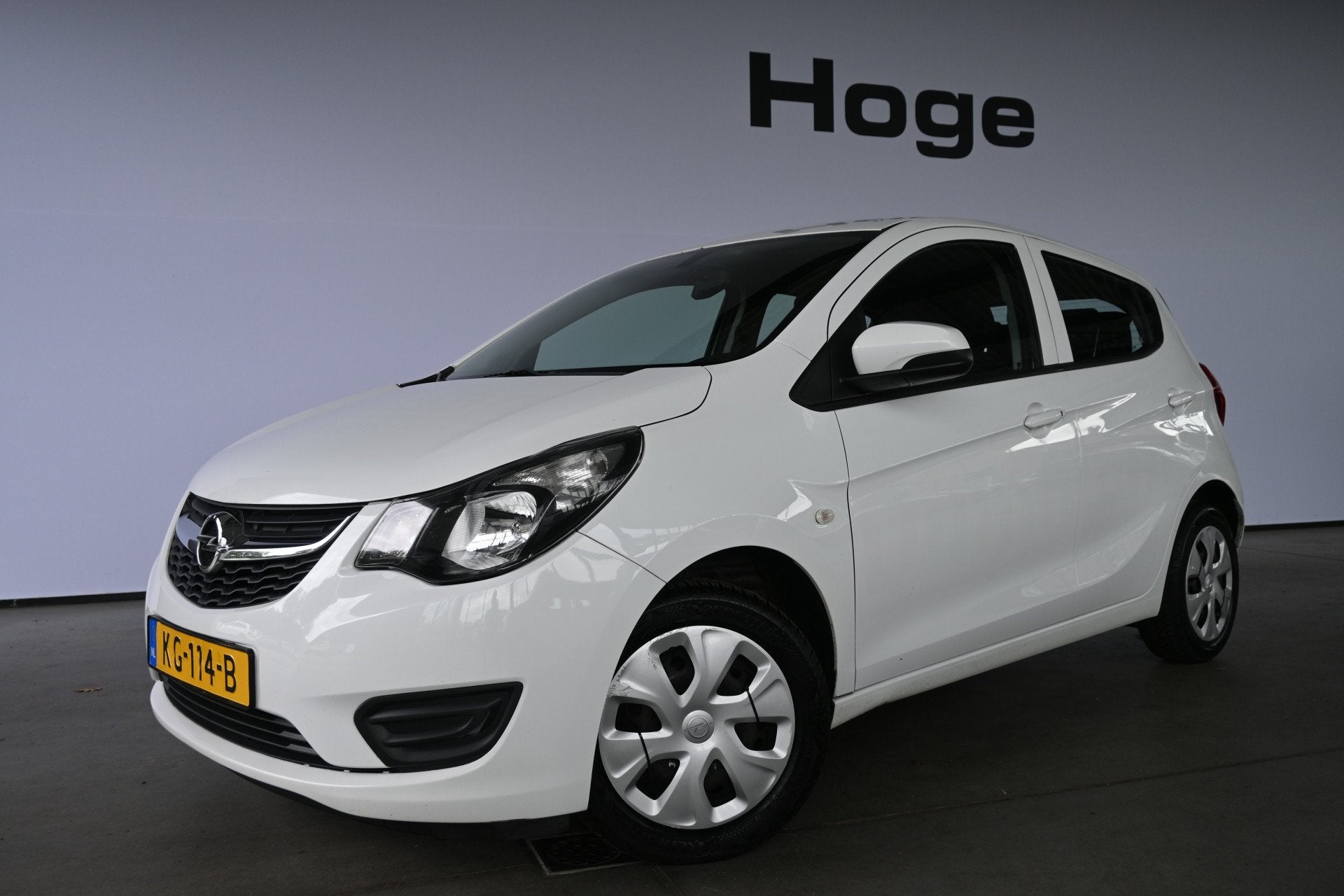 Opel KARL 1.0 ecoFLEX Edition Airco Cruise control Elektrisc, Stof, Gebruikt, Wit, Origineel Nederlands