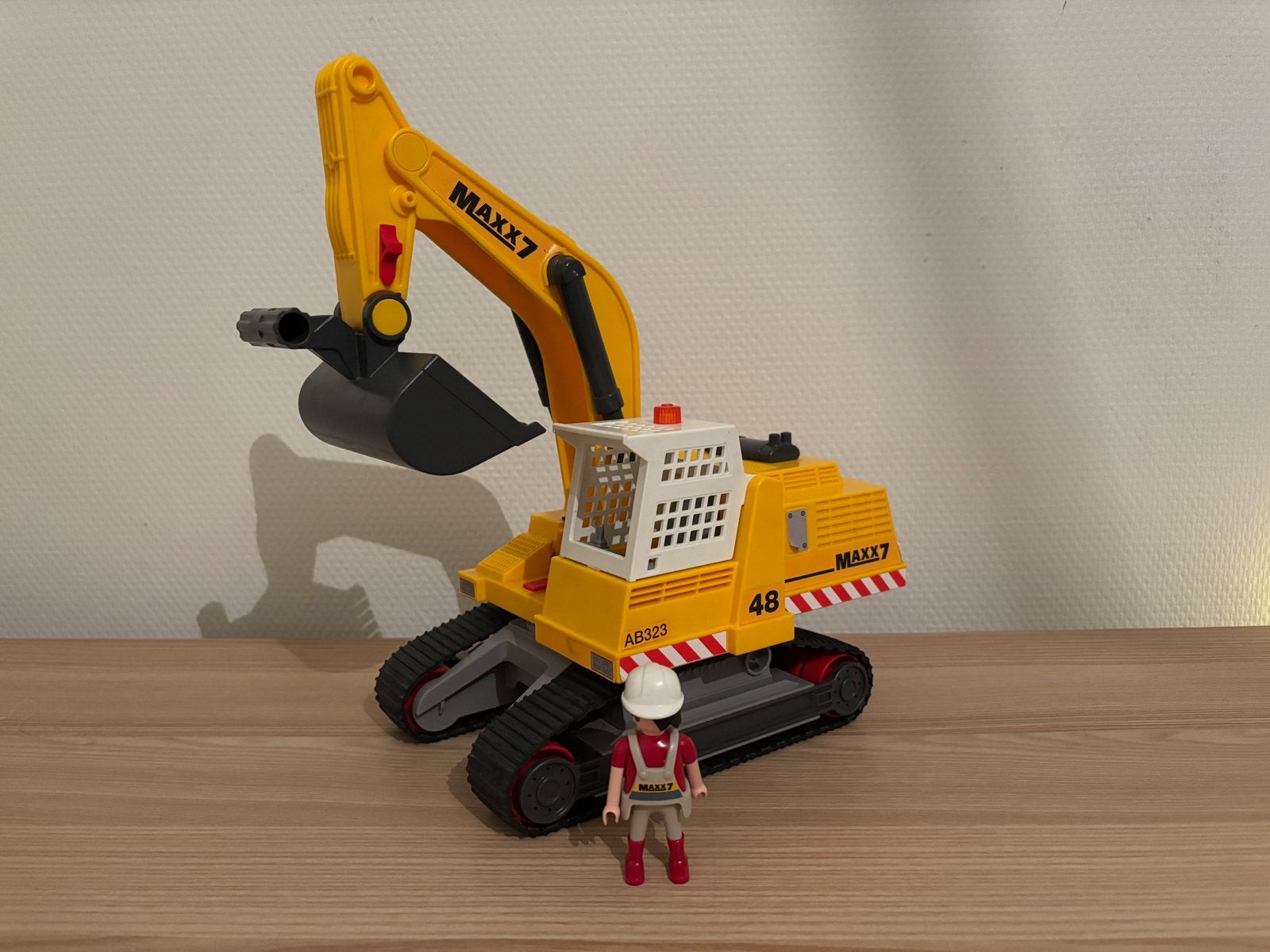 Playmobil Graafmachine met Figuur - Zo goed als nieuw, Kinderen en Baby's, Complete set, Voertuig, Ophalen of Verzenden, Zo goed als nieuw
