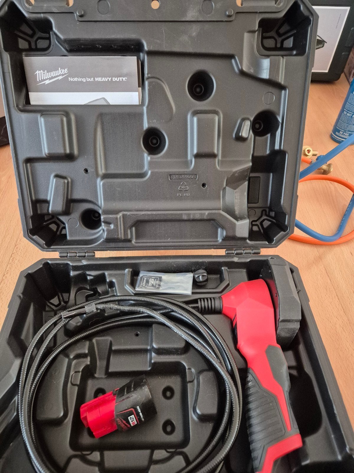 Milwaukee M12 Inspectiecamera 360IC32-0C  3mtr.(zonder accu), Ophalen of Verzenden, Zo goed als nieuw