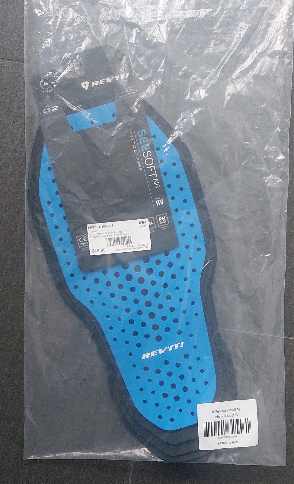 Rugprotector REV’IT Seesoft Air mt 05, Ophalen of Verzenden, Nieuw met kaartje, Overige typen, Rev'it
