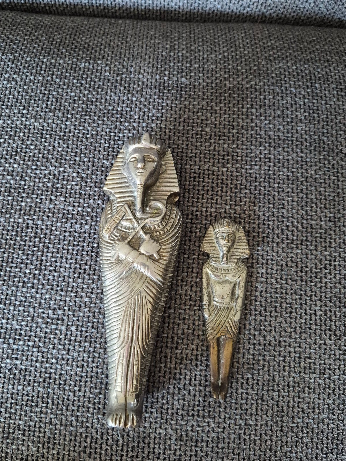 Vintage Egyptische Farao Toetanchamon Mummie Beeldje, Antiek en Kunst, Ophalen of Verzenden