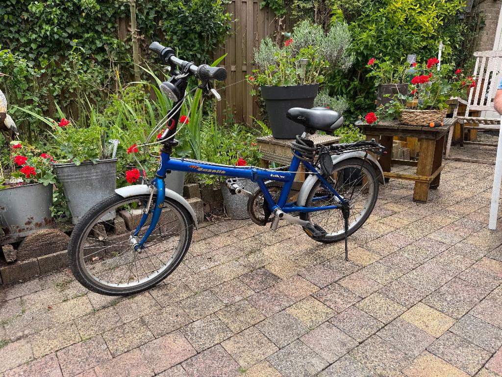 Vouwfiets, gazelle (kwikvouw), Ophalen, 20 inch of meer, Gebruikt, Velgrem