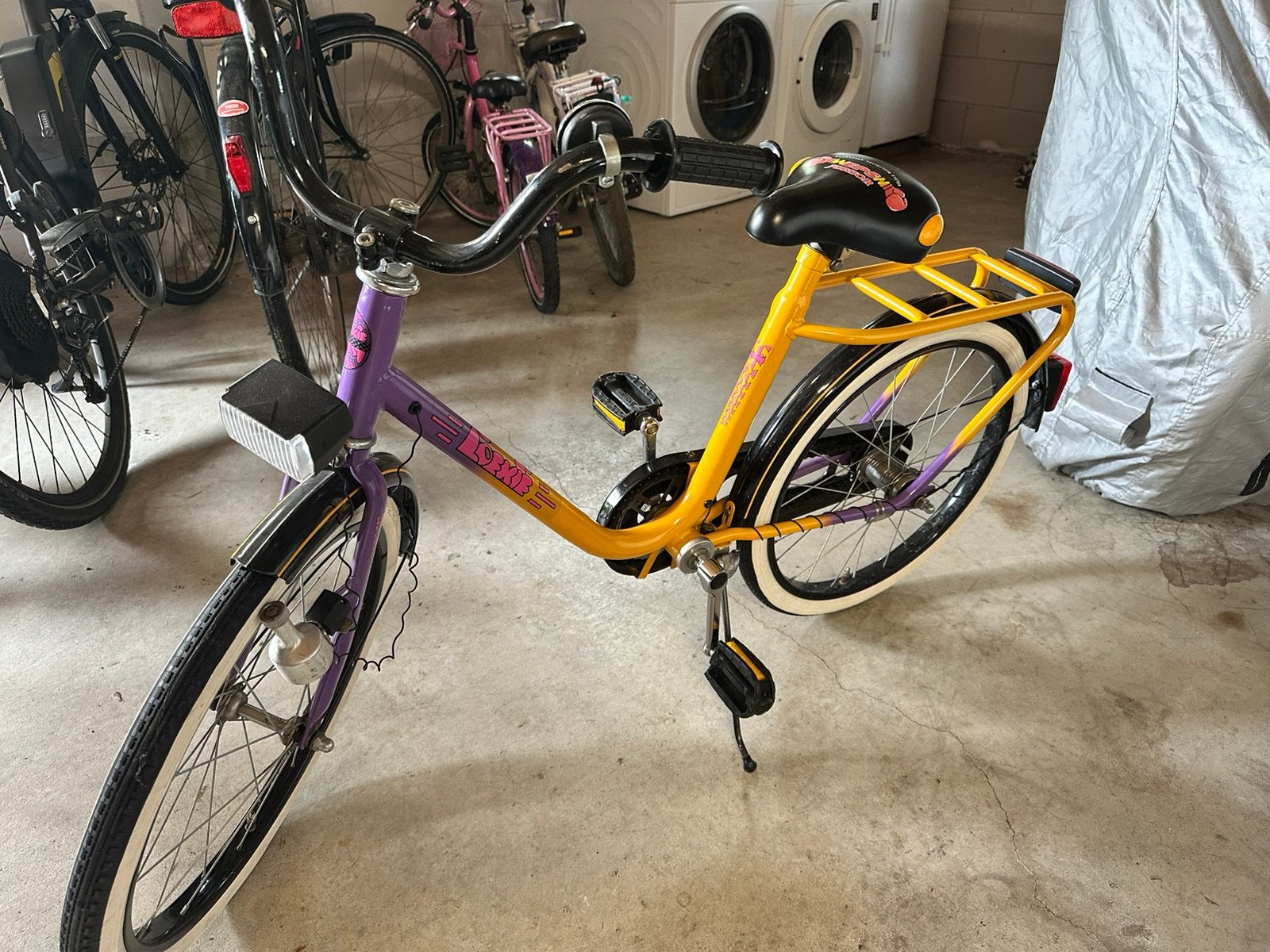 Kinderfiets loekie, Ophalen, Gebruikt