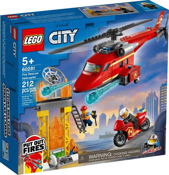 Lego City Fire Rescue Helicopter nr 60281, Lego, Lego, Lego, Nieuw