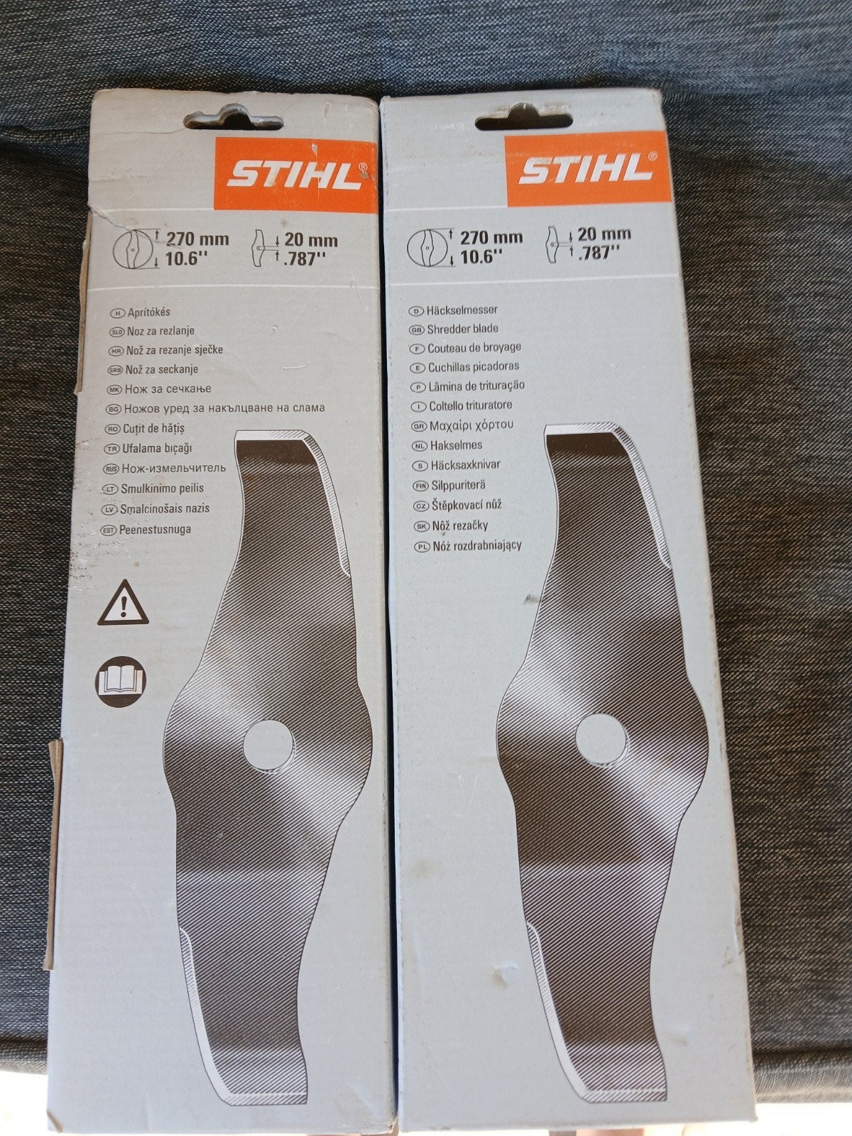 Stihl Hakselmes / Shredder Blade 270mm - Nieuw, Tuin en Terras, Ophalen of Verzenden, Nieuw, Stihl