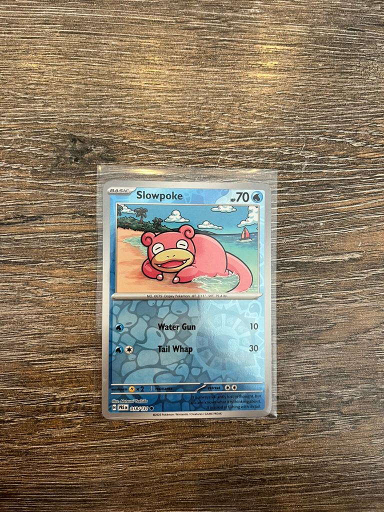 Slowpoke PRE 018/131 reverse holo, Ophalen of Verzenden, Zo goed als nieuw