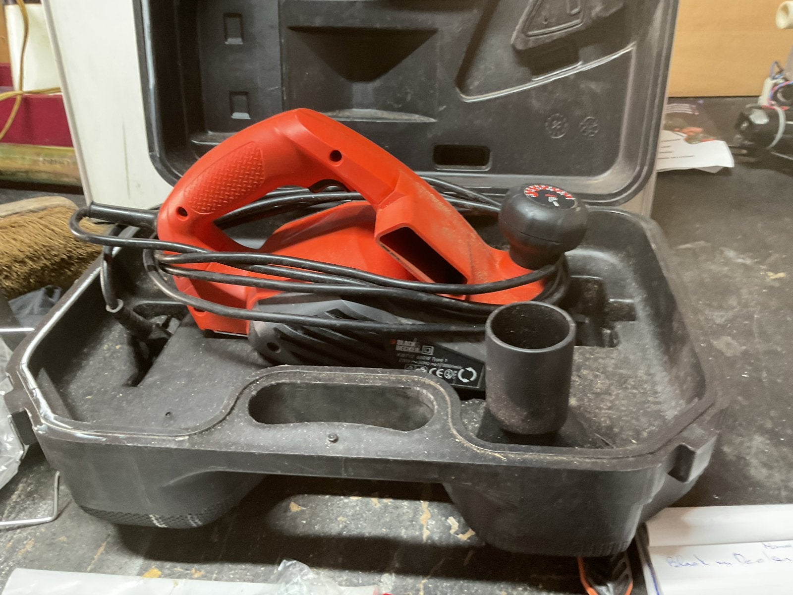 Black & Decker Schaafmachine in koffer, Ophalen, Gebruikt, Elektrisch