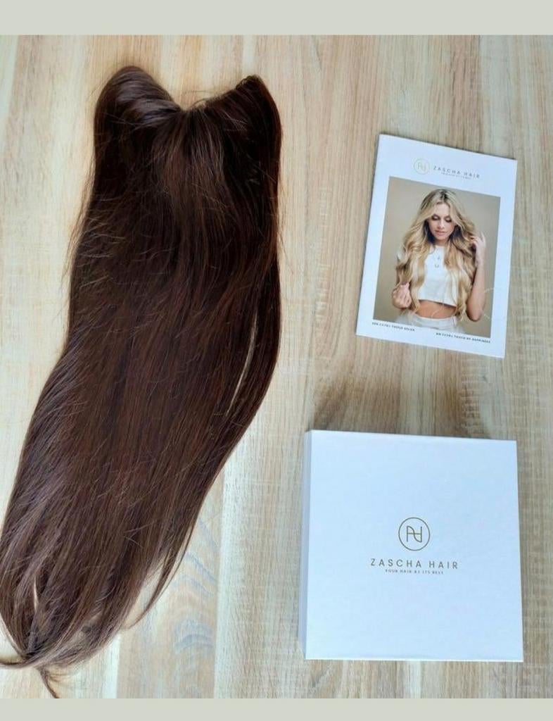 V part, echt haar. Nieuw., Sieraden, Tassen en Uiterlijk, Uiterlijk | Haarverzorging, Verzenden, Pruik of Haarverlenging