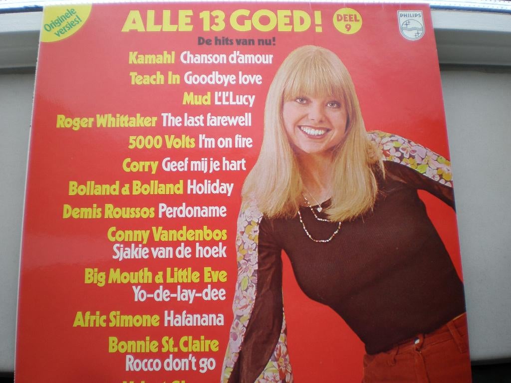 Alle 13 Goed  deel 9, Cd's en Dvd's, Vinyl | Verzamelalbums, Gebruikt, Inclusief binnenhoes, Ophalen of Verzenden, 1970 - 1979