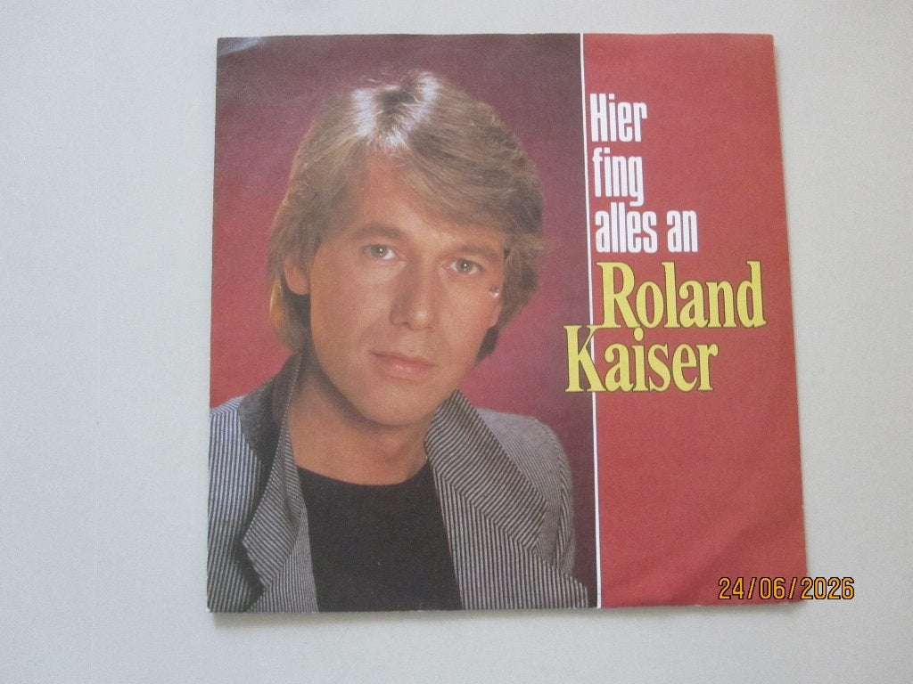 ROLAND KAISER - hier fing alles an - vinyl 7", Gebruikt, 7 inch, Ophalen of Verzenden, Pop