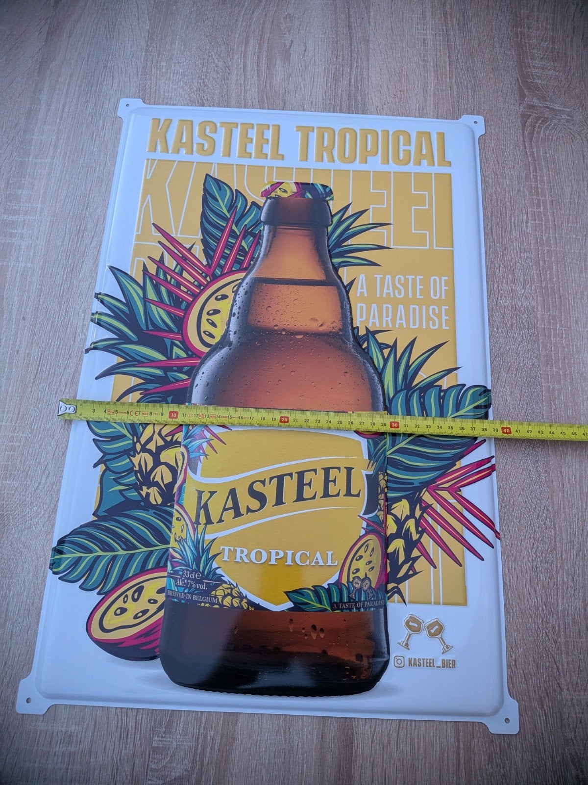 Kasteel Tropical Reclamebord - Nieuw Staat, Ophalen of Verzenden, Nieuw