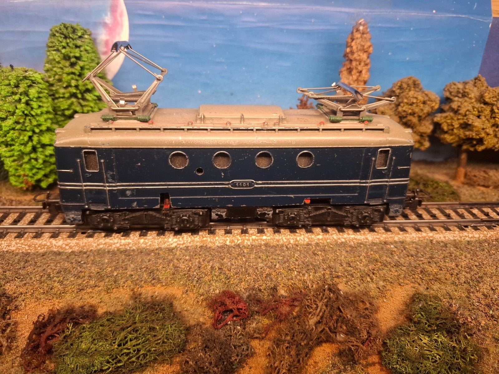 Marklin 1100 model ns, Wisselstroom, Gebruikt, Locomotief, Analoog