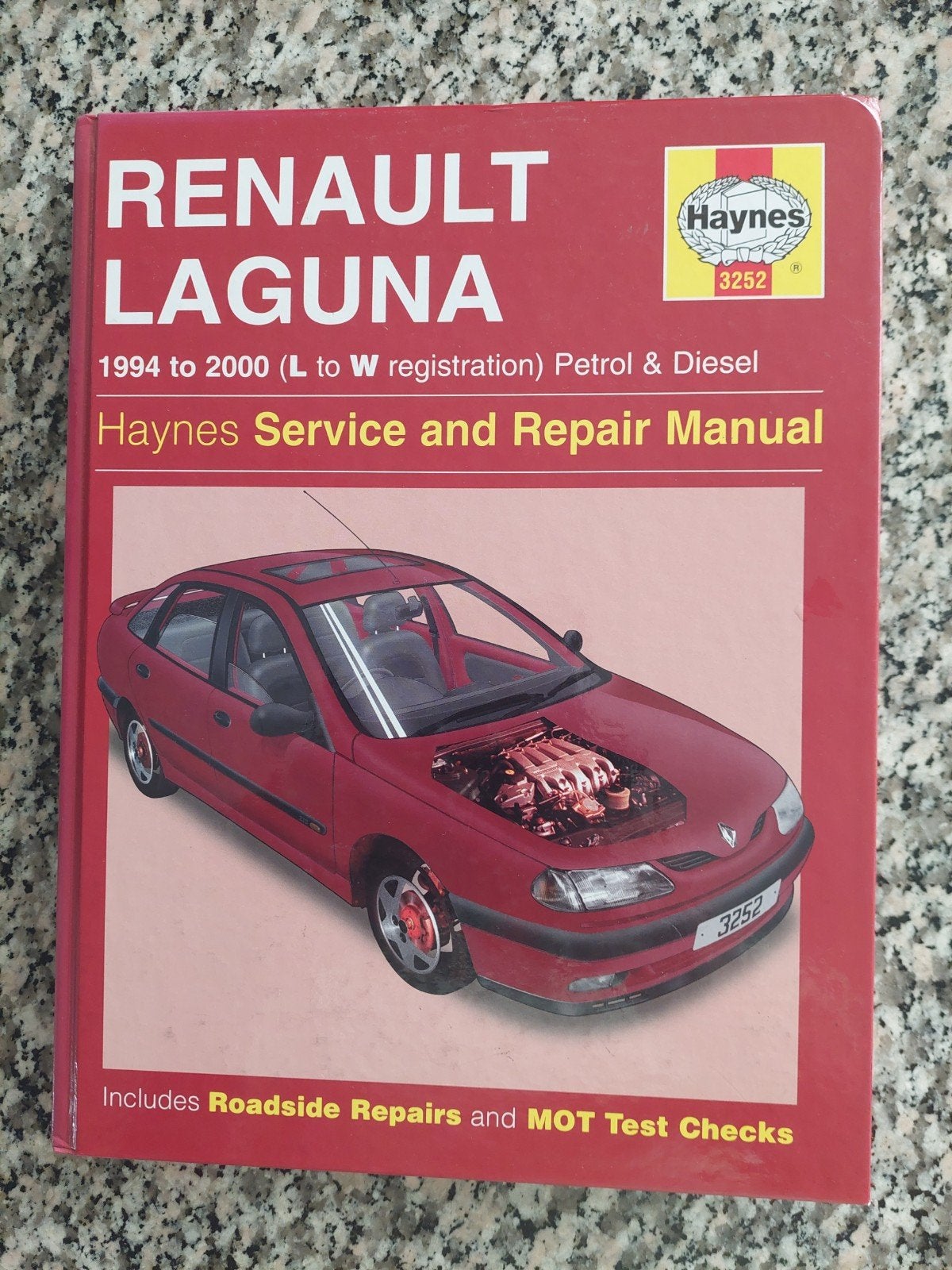 RENAULT LAGUNA 1994-2000 PETROL & DIESEL HAYNES REPAIR MANUA, Ophalen of Verzenden, Zo goed als nieuw, Renault