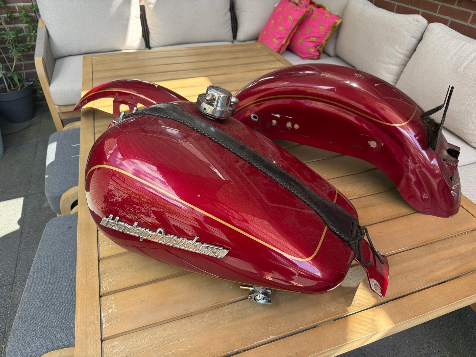Harley-Davidson onderdelen FXR /DYNA, wielen enz., Ophalen of Verzenden, Gebruikt