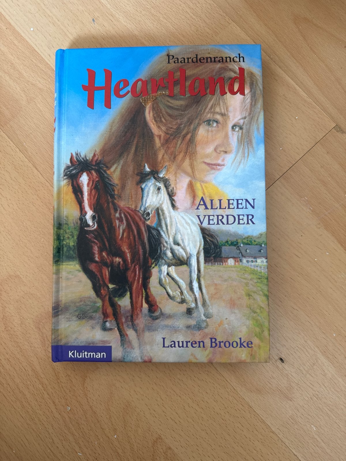 Heartland Paardenranch: Alleen Verder - Lauren Brooke, Ophalen of Verzenden, Zo goed als nieuw, Fictie