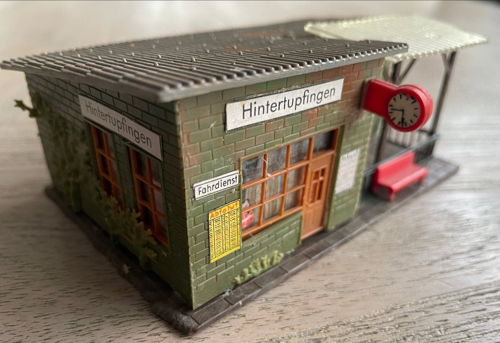 Faller 91 Modelspoorwegstation "Hintertupfingen" - Gebouw, Overige merken, Gebruikt, Gelijkstroom of Wisselstroom, Brug, Tunnel of Gebouw