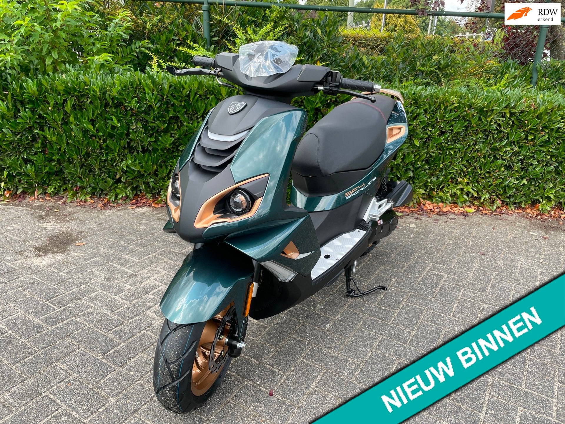 Peugeot Speedfight 4 NIEUW 45km E5+ SCOOTER BETAAL met in3, Fietsen en Brommers, Scooters | Peugeot, P, Benzine, 50 cc, Gebruikt