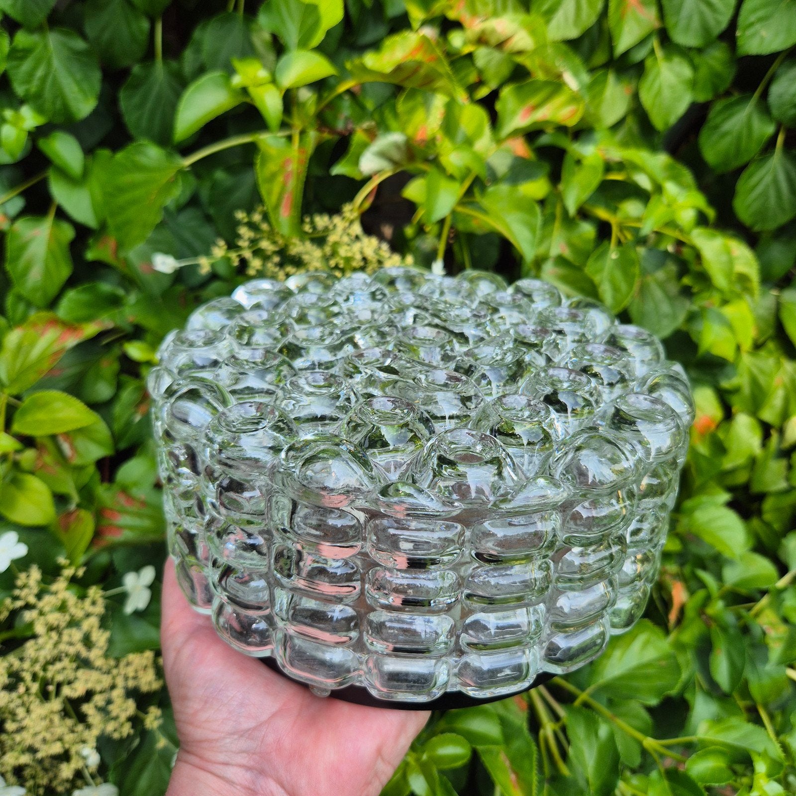 Vintage plafondlamp, Erco Leuchten, Huis en Inrichting, Ophalen of Verzenden, Glas