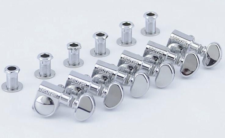 GRATIS VERZENDEN !!! Grover Tuners 6 in lijn GR305C, Muziek en Instrumenten, Instrumenten | Onderdelen, Ophalen of Verzenden, Zo goed als nieuw