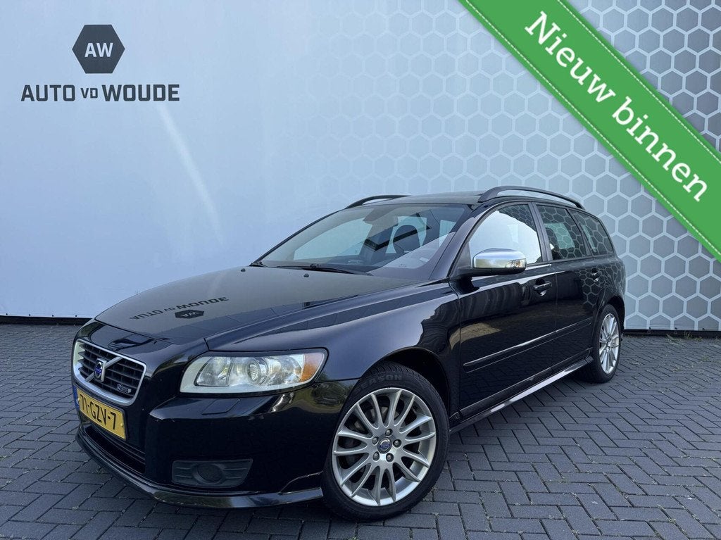Volvo V50 1.6D Edition II Leer Schuifdak R-design, Auto's, Volvo, Voorwielaandrijving, Gebruikt, 4 cilinders, 700 kg